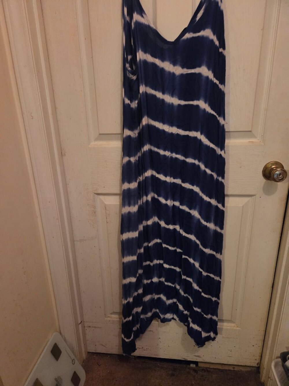 zANZEA BLUE TIE DYE SPAGHETTI STRAP DRESS SIZE 3X